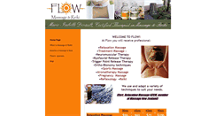 Desktop Screenshot of flow-massage.net